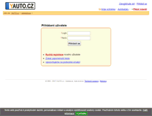 Tablet Screenshot of admin.yauto.cz